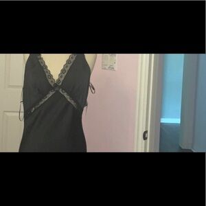 MELLODAY Black Lace Maxi Dress